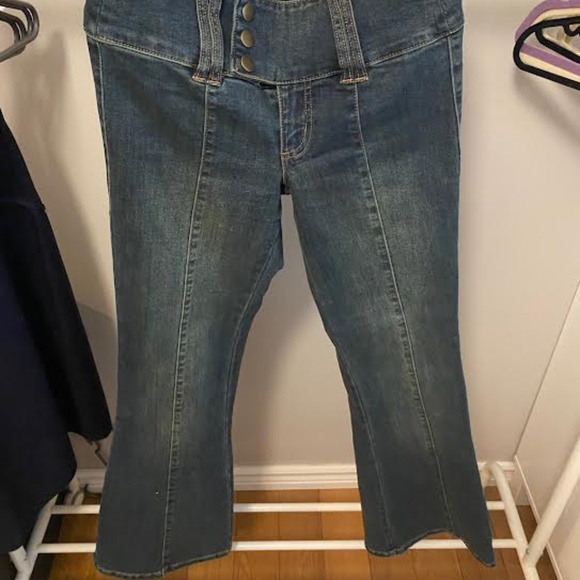 Garage Denim Retro Flare Jeans - Picture 2 of 4
